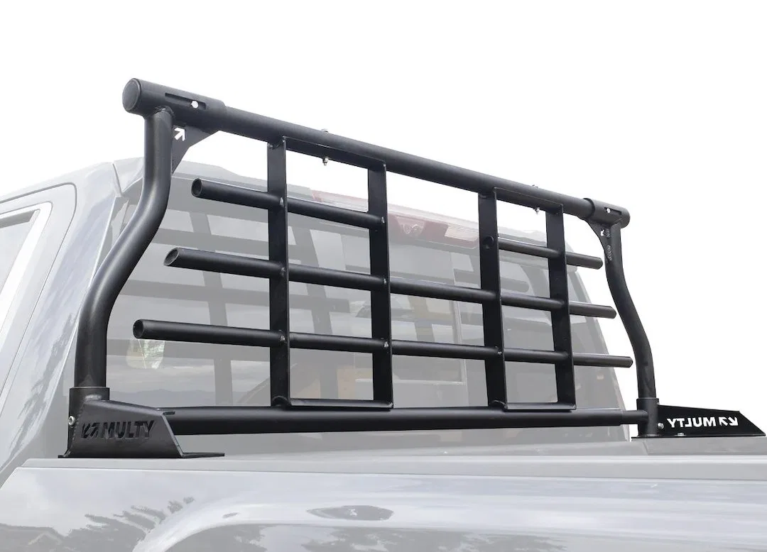 MR-2347 – MULTY RACK S Headache Rack, Bar Style Texture Powder Coated Black Aluminum